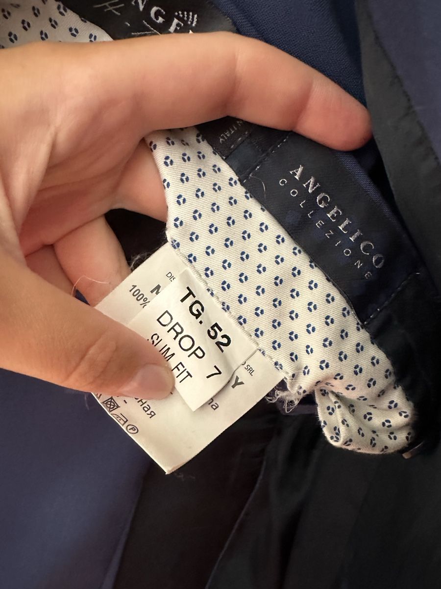 Anzüge: Angelico wool suit blue color – Gebraucht aus Luins von vvs_7kqr 3