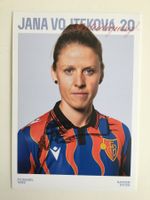 Signierte Autogramm-Sammlerkarte Jana Vojtekova FC Basel