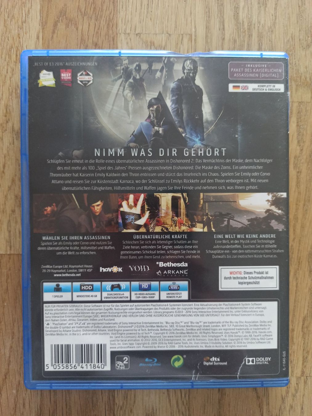 Giochi: Dishonored 2 PS4 / PS5 – Usato da Oberweningen venduto da mar_87mx 1
