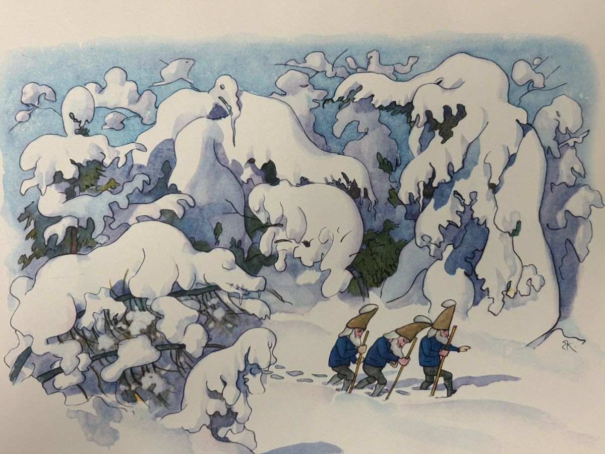 Bücher: Buch Ein Wintermärchen von Ernst Kreidolf 1983 – Gebraucht aus Affoltern am Albis von mwittenwiller 3