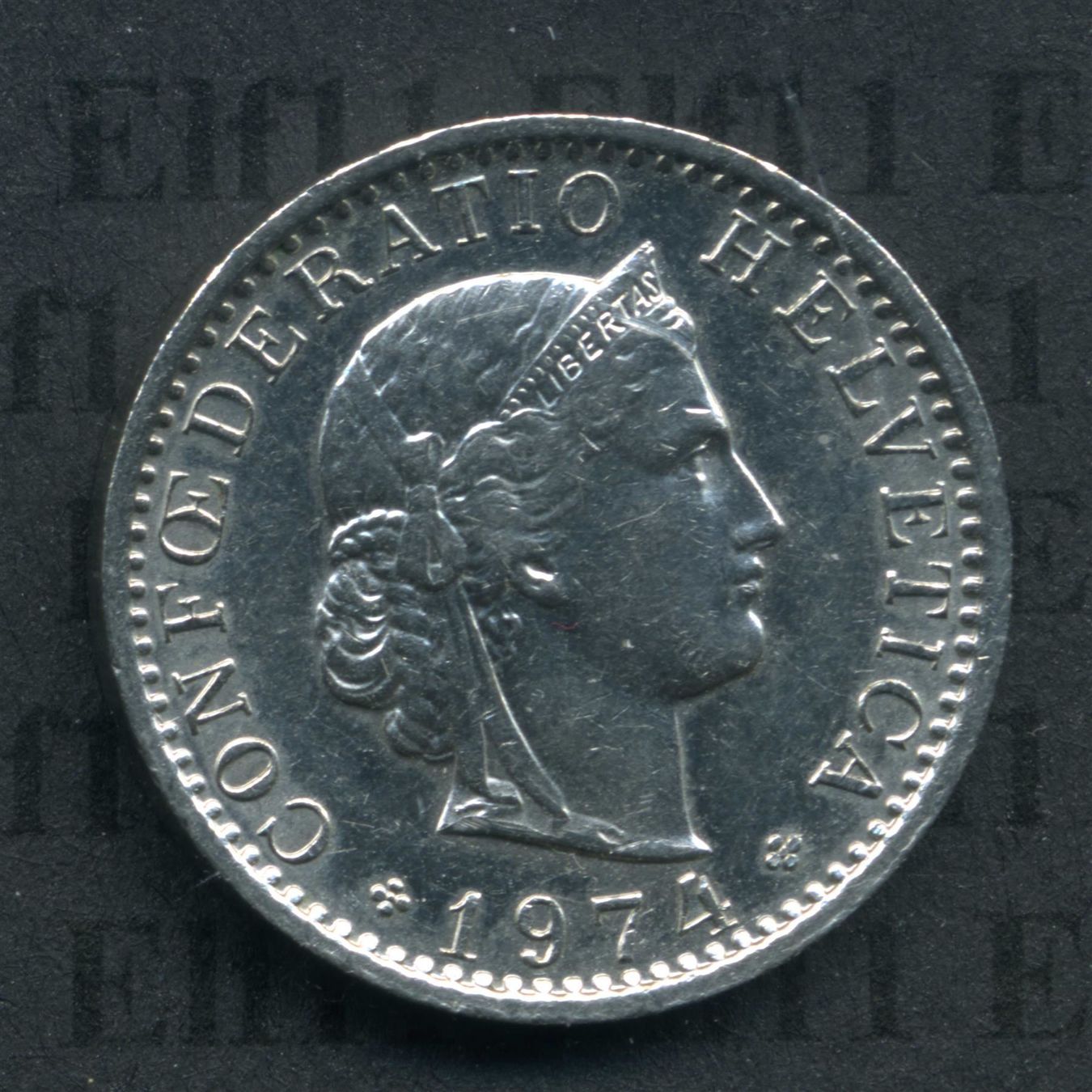 Tutti le monete: CHF___0.20 1974 vz 20 Rappen – Usato da Widnau venduto da Elf11