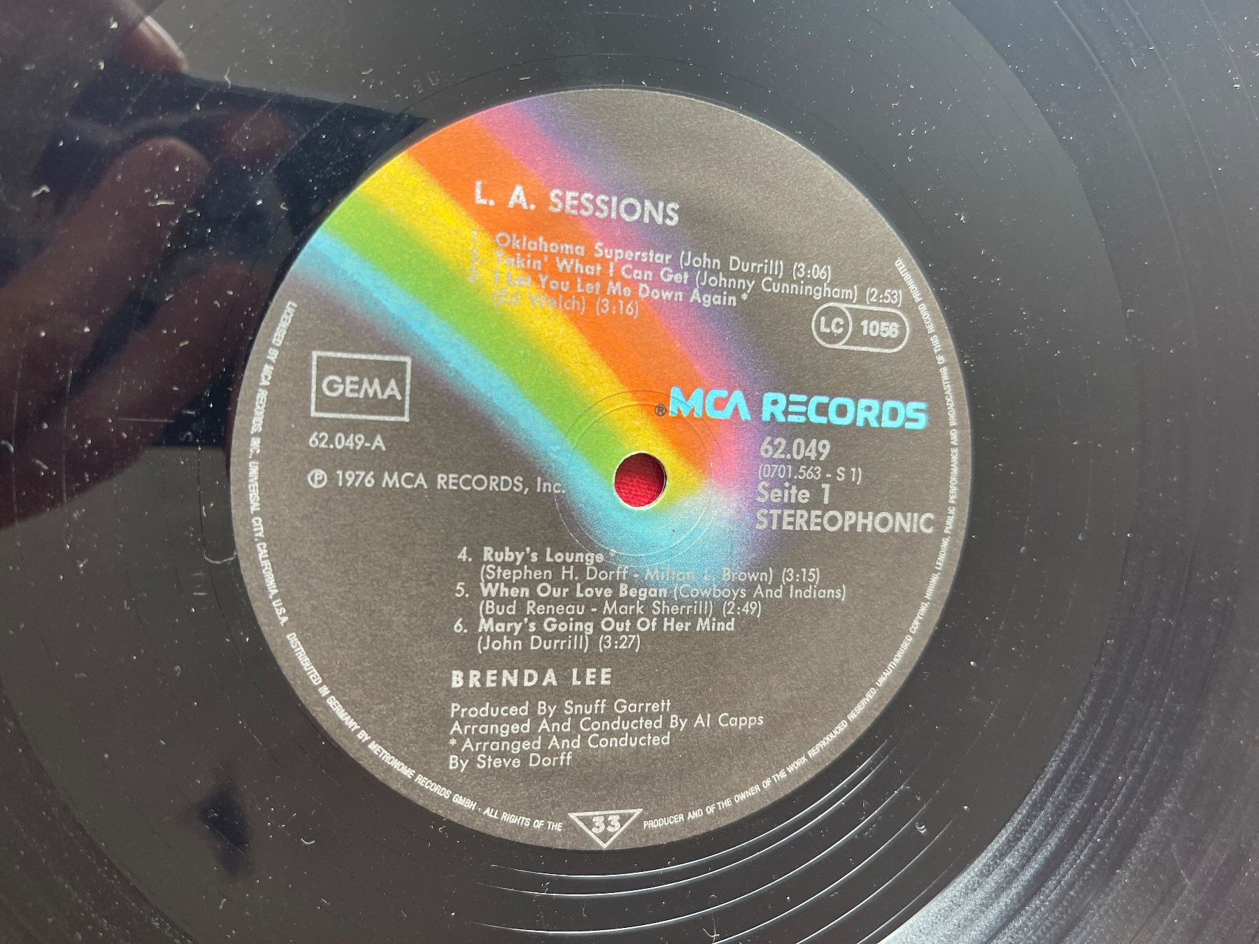 Vinyles: A573/Brenda Lee - L.A. Sessions – D'occasion à Frutigen par Philippe_jsp 2