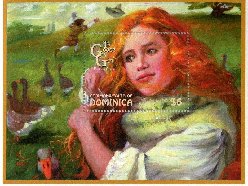 Alle Briefmarken: Block "Märchen Die Gänsemagd". Dominica – Neu und originalverpackt aus Basel von Butsch5