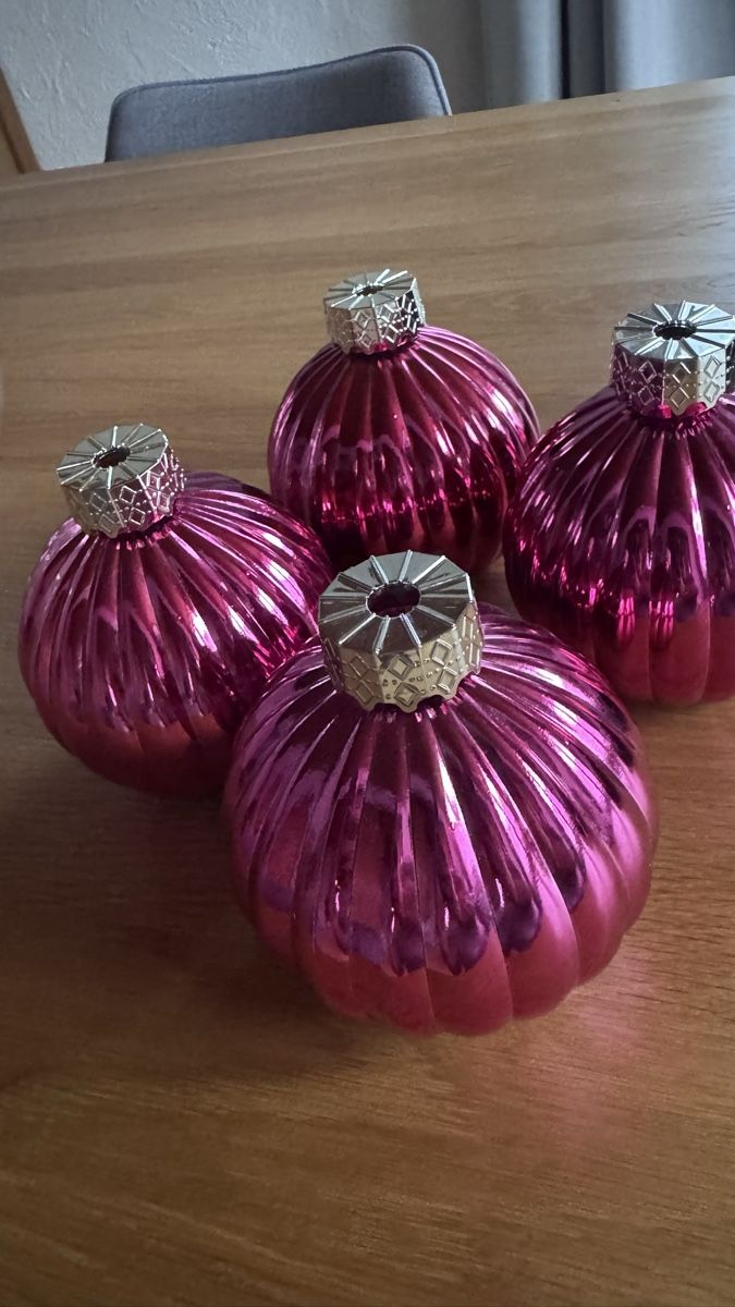 Bicchieri: 4 Weihnachtsgläser als Kugeln – Nuovo (secondo la descrizione) da Flawil venduto da mimi_96