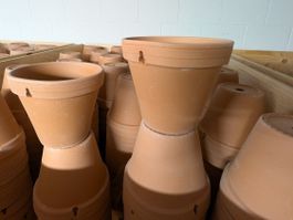 50 Stk. Tontopf Mica Wall pot Stan zum Aufhängen Wandgarten