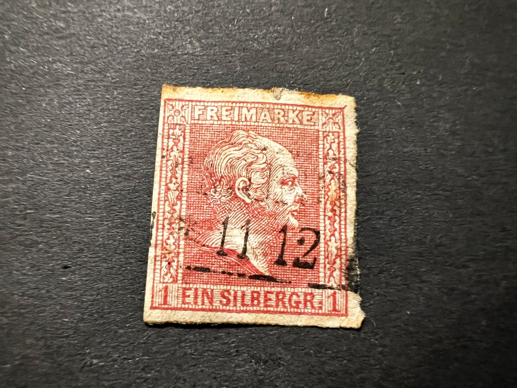 Tutti i francobolli: Preussen 1858 Mi. Nr. 10a  (3600) – Usato da Hinwil venduto da Sidi4 1