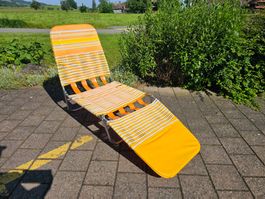 Lounge Chair Style KURZ Liegestuhl Gartenliege Relax Liege