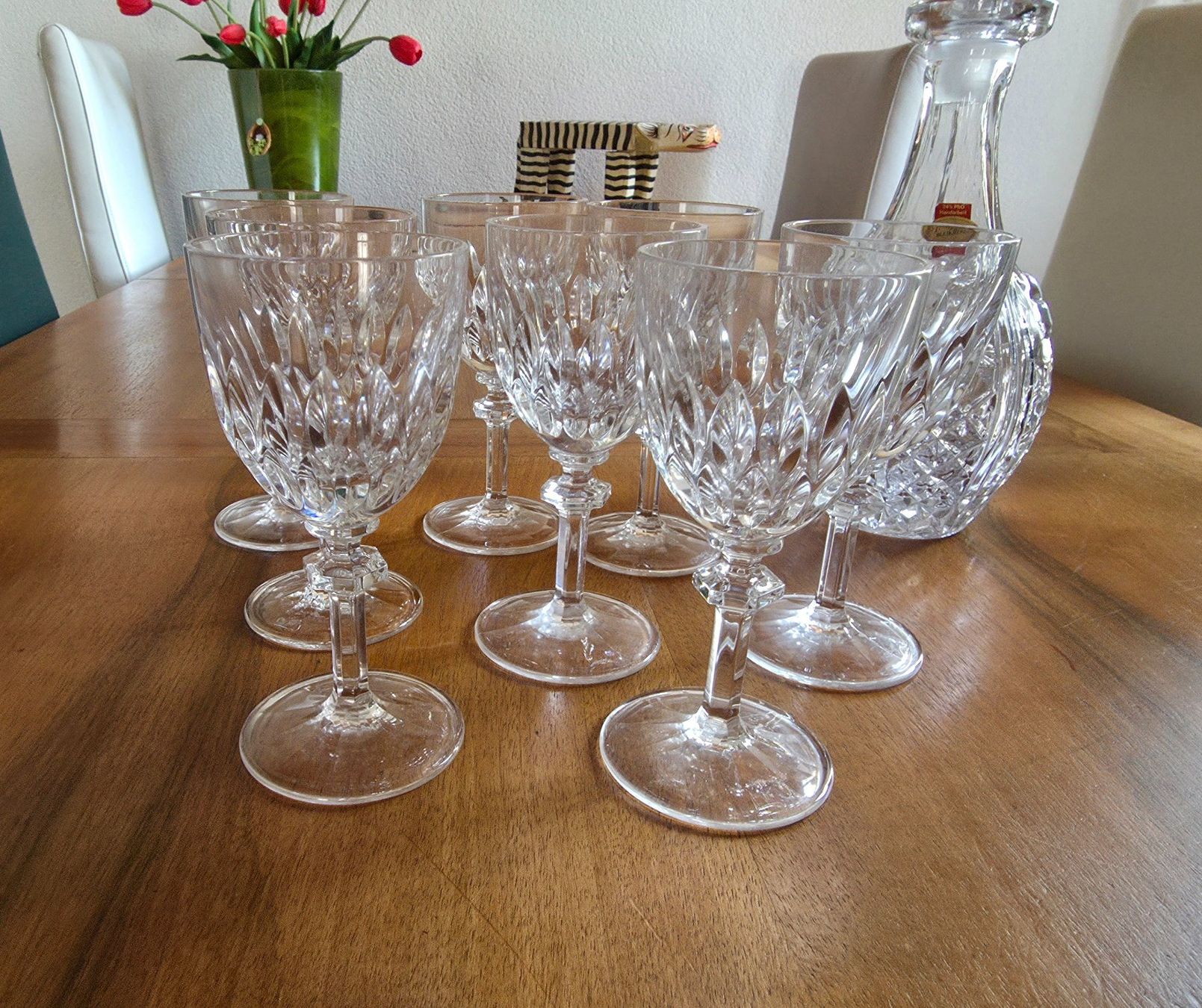 Verres: 8 kristallgläser mit dekanter – Neuf (Voir description) à Winterthur par chimischimi 7