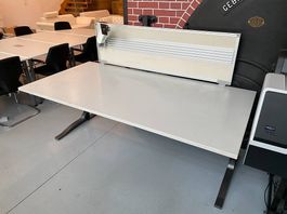 Arbeitstisch / Schreibtisch weiss 200x100  Bürotisch