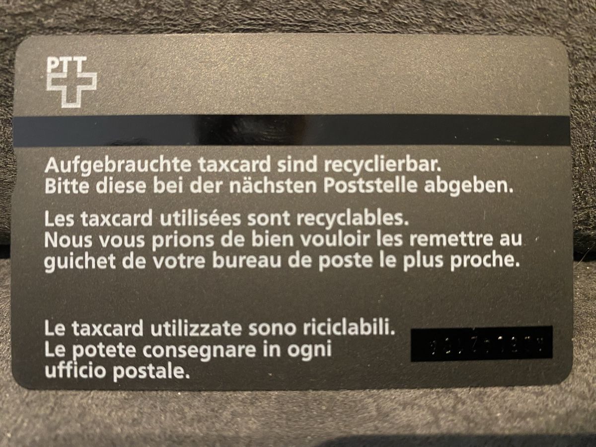Schede telefoniche: P-taxcard neuve – Nuovo (secondo la descrizione) da Lausanne venduto da babacard10 1