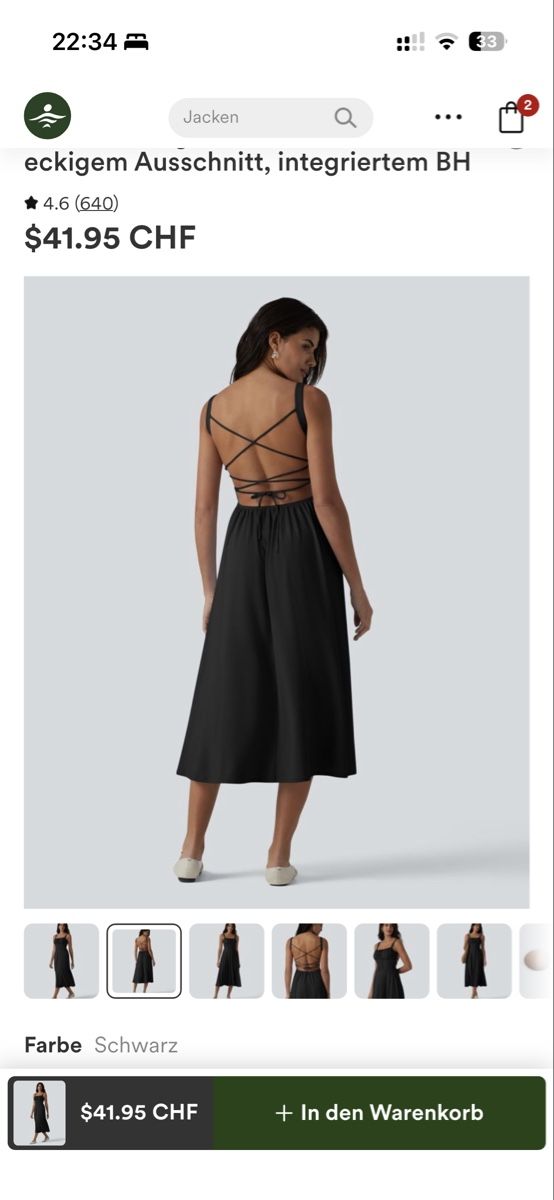 Halara Vestiti: Halara Sommerkleid M, neu – Nuovo e nell'imballaggio originale da Rikon im Tösstal venduto da Helloylenia 2