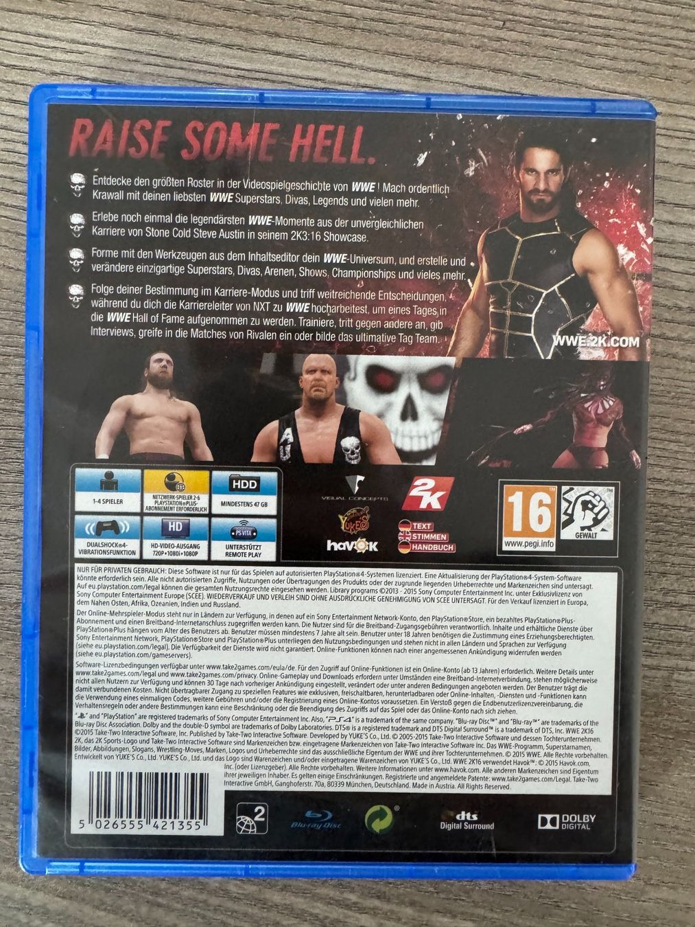 WWE Giochi: WWE 2K16 PS4 – Usato da Nottwil venduto da dan_8wvp 1