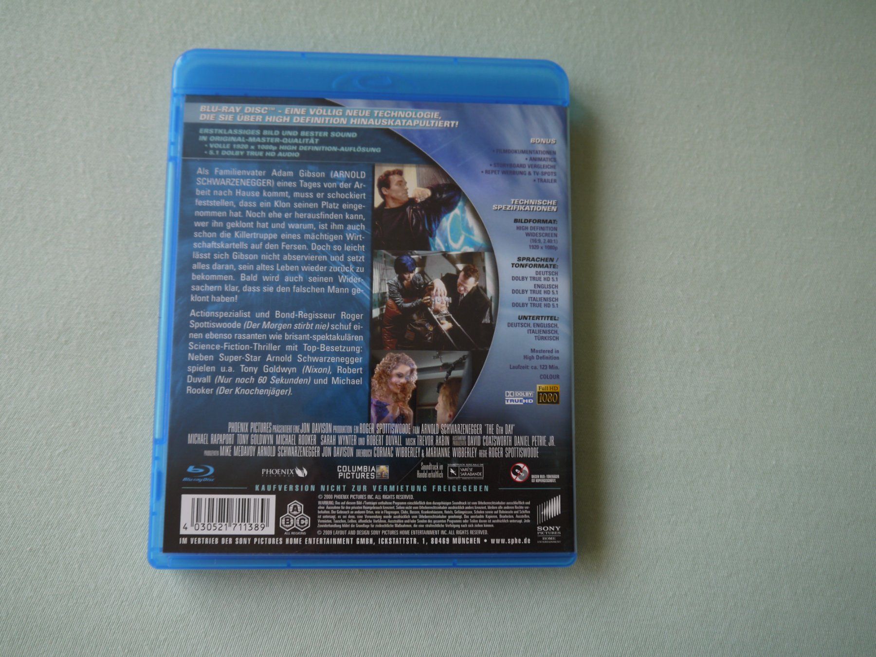 Tutti i DVDs: THE 6TH DAY - Arnold Schwarzenegger – Usato da Hagendorn venduto da Blaf 1