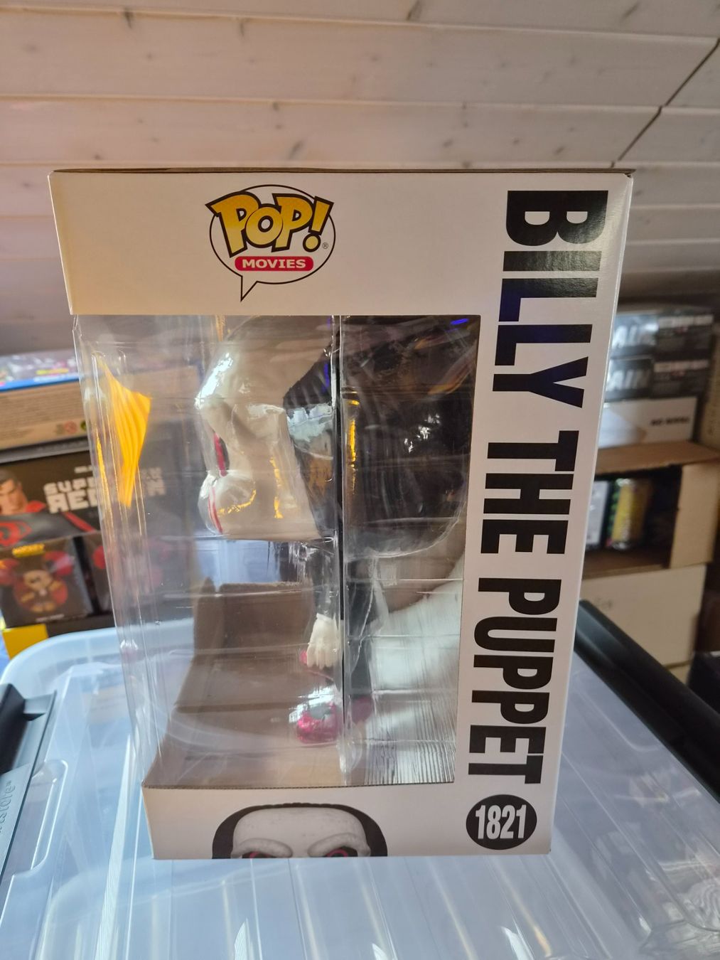 Funko Statuette: Funko Pop Saw Billy the Puppet Jumbo #1821 OVP – Nuovo e nell'imballaggio originale da Sisseln AG venduto da schenk-figuren 1