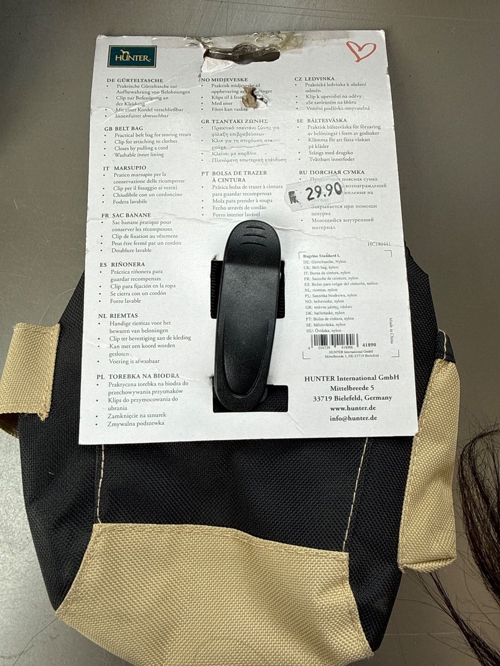 Sacs: Hunter Gürteltasche – Neuf avec emballage d'origine à Zürich par Aquarium_Seerose 1