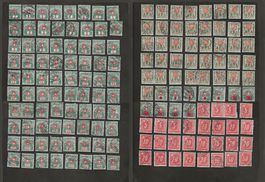 160 Portomarken Schweiz gestempelt