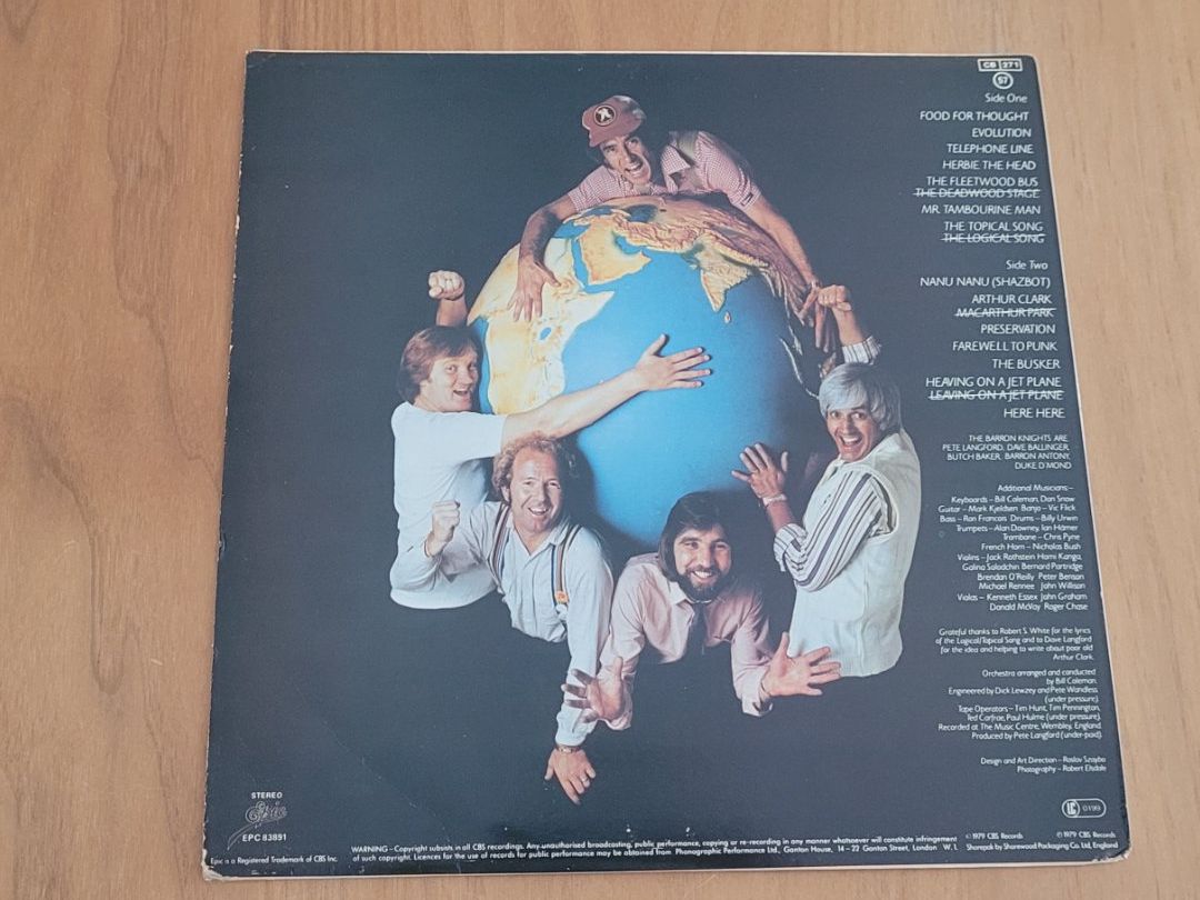 Dischi in vinile: LP  The Barron knights – Usato da Martigny venduto da MZ-67 1