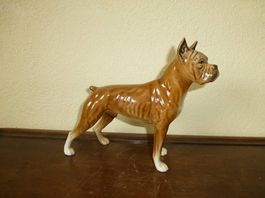 Boxer Porzellanfigur Hund Goebel Porzellan Würzburg