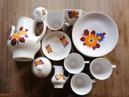 Kaffee oder Teeservice Set vintage 70er Kahla