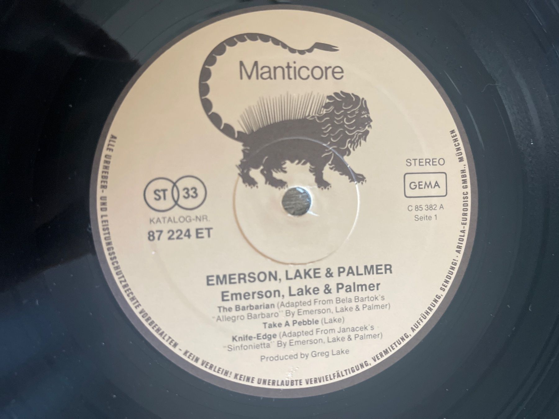 Schallplatten: A736/Emerson Lake & Palmer – Gebraucht aus Frutigen von Philippe_jsp 2