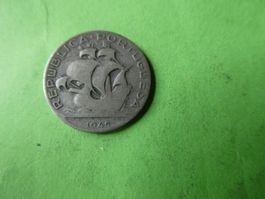 Portugal 1943, 2 1/2 Escudos   Silber