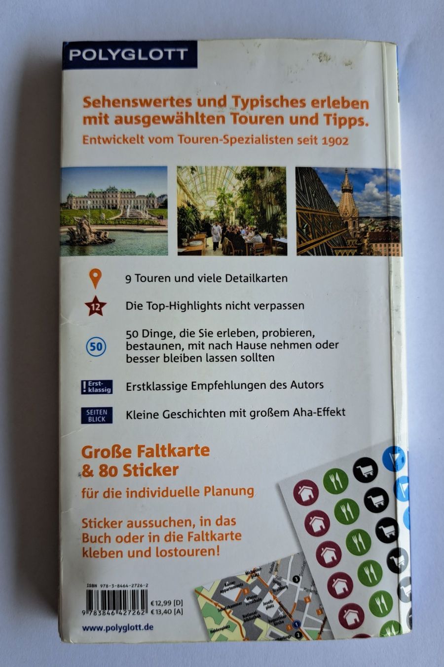 Bücher: Polyglott Reiseführer Wien mit Faltkarte – Gebraucht aus Weisslingen von Horvi_09 1