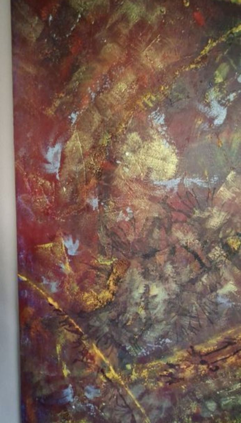 Gemälde: Gemälde " Aura der Erde" handmade 80×100×4 – Neu (gemäss Beschreibung) aus Riehen von Steinbock1970 5