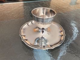 Jezler Eierbecher, Silber 800, perfekte Proportionen