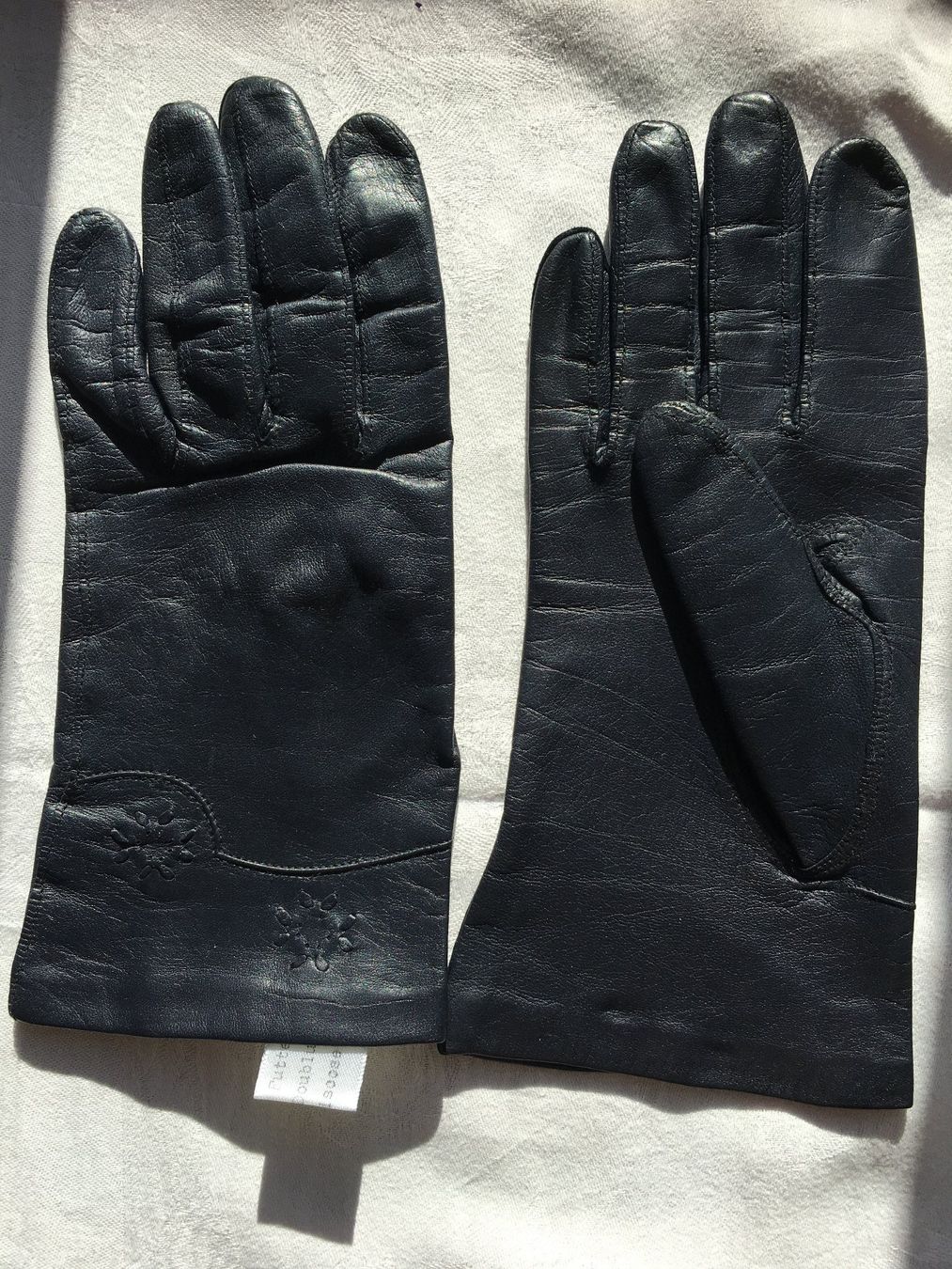 Guanti & manicotti: Damen Lederhandschuh dunkelblau – Usato da Bern venduto da aiz_2xxb