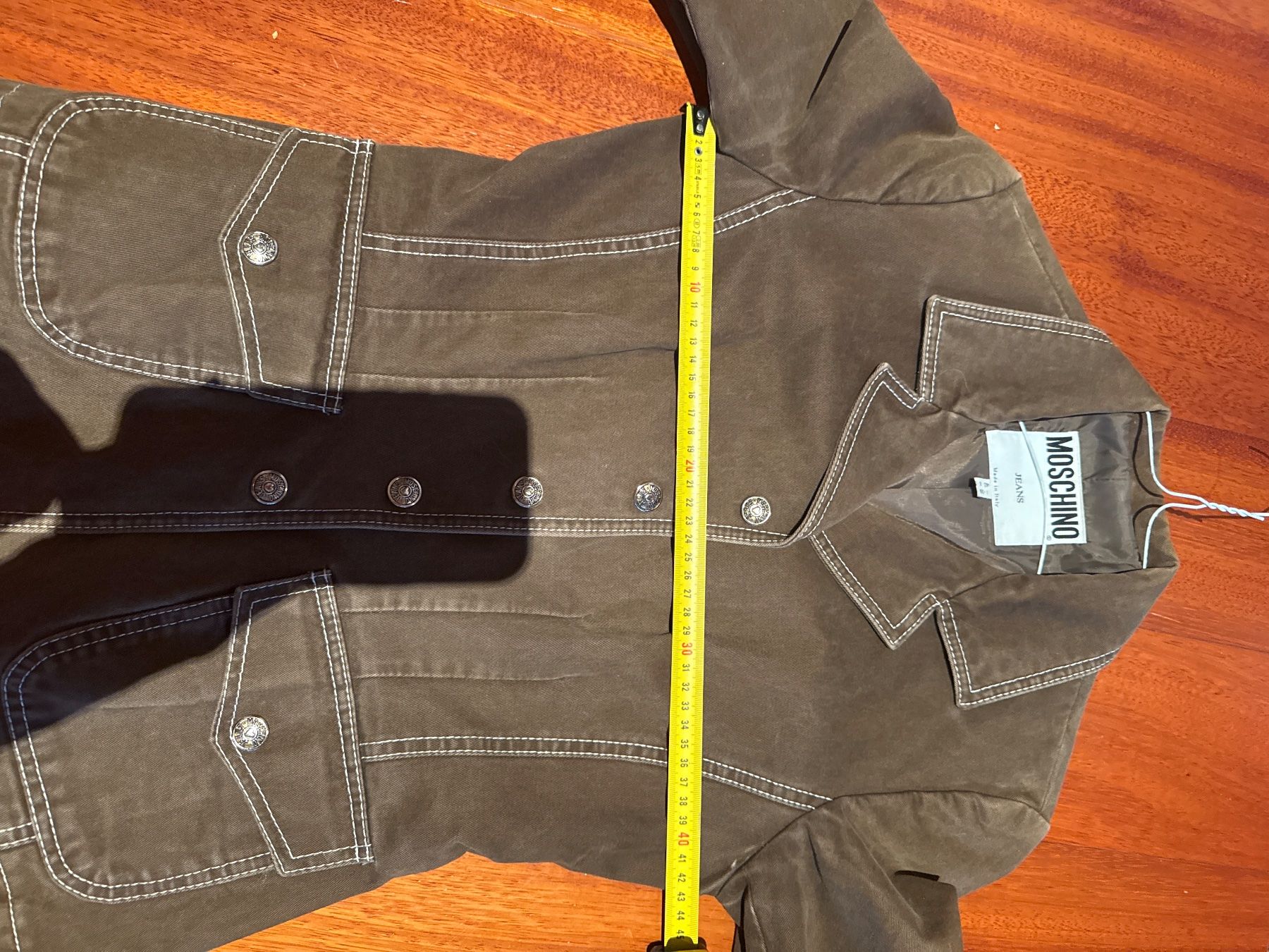 Moschino Vestes: Stylish Moschino Jeans Jacket, size S, Fall Essential – Neuf (Voir description) à Montagnola par jamylafy 7