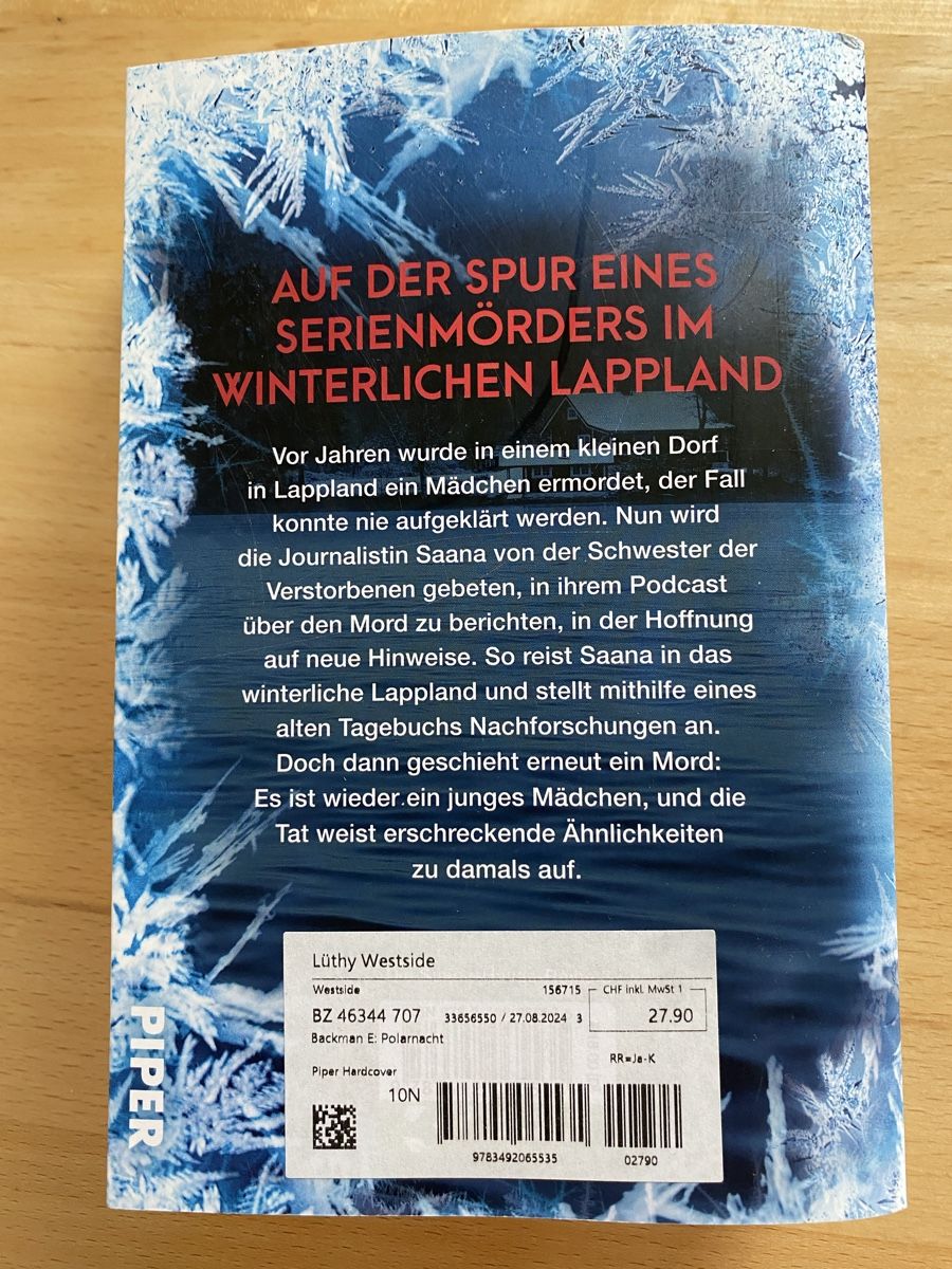 Libri: Polarnacht / Thriller - Elina Backman – Usato da Schwarzenburg venduto da Michellu 1