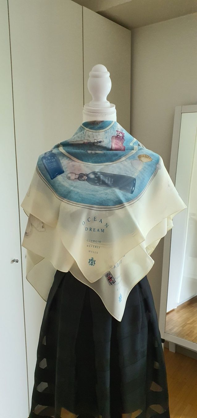 Foulard & Sciarpe: GIORGIO BEVERLY HILLS Seidenschal – Nuovo (secondo la descrizione) da Basel venduto da Kristal4 9