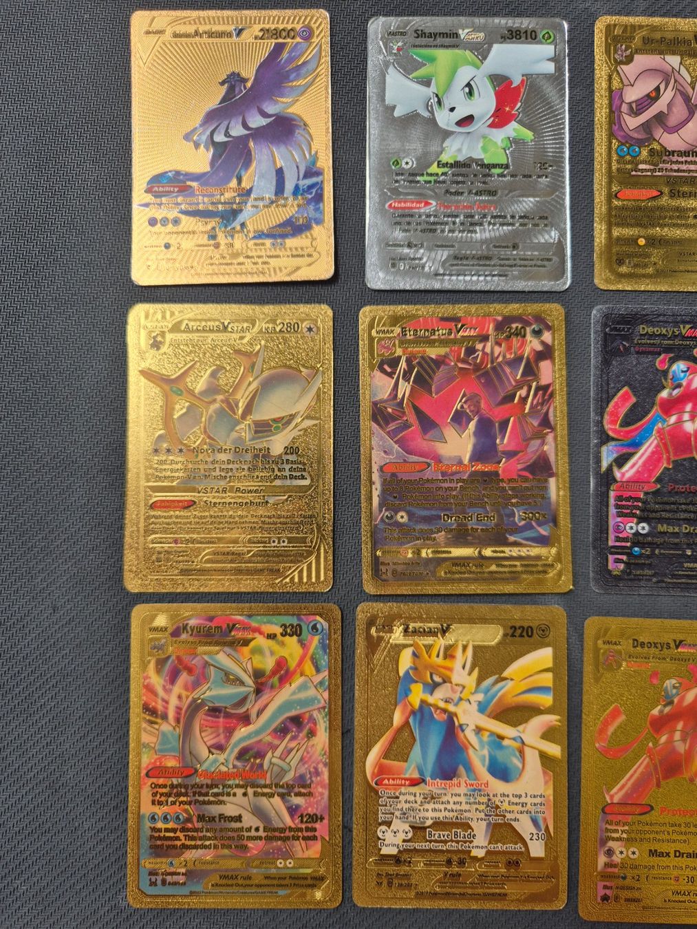 Pokémon Carte collezionabili: Gefälschte Legendäre Pokémon Karten Set – Usato da Opfikon venduto da Steins_Siedlung 1
