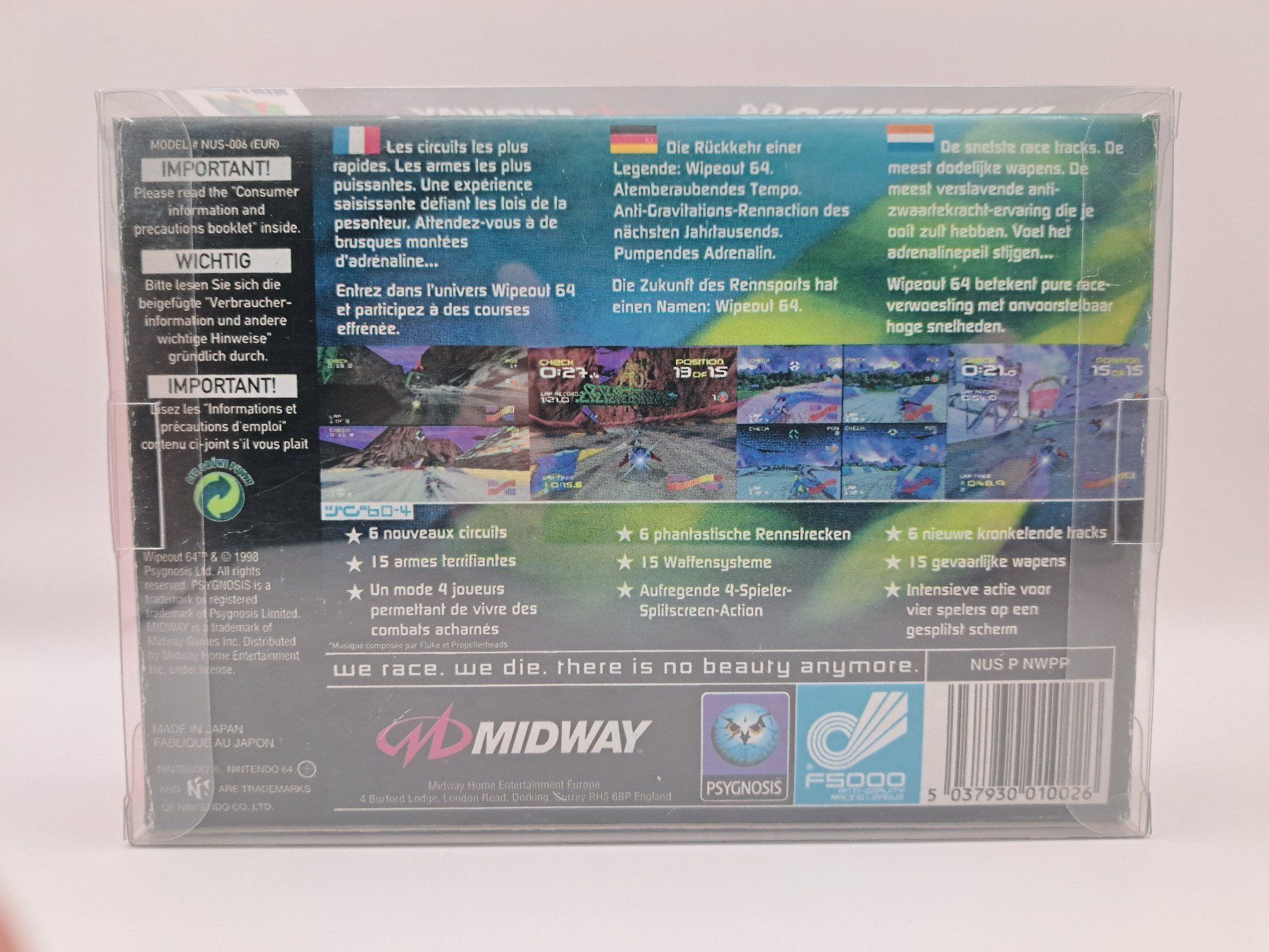 Giochi: Wipeout 64 (Nintendo 64/N64) – Usato da Balgach venduto da Wasnwasn 2