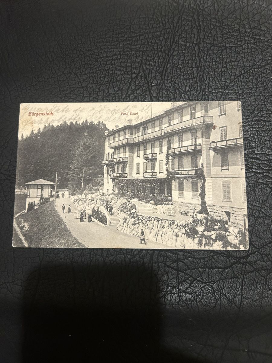 Cartoline postali: Bürgenstock Parl-Hotel 1905 – Usato da Breganzona venduto da Milesbo