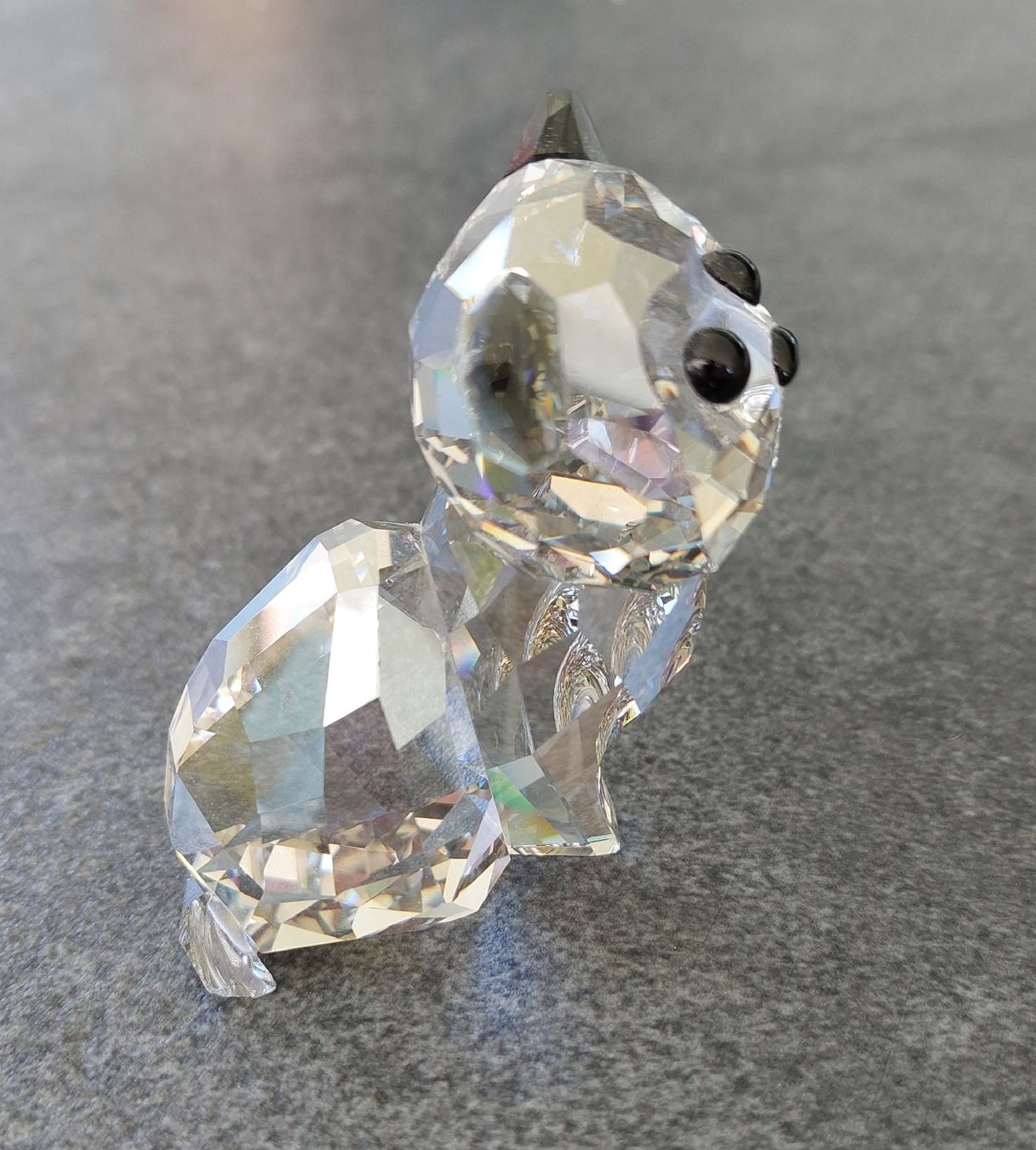 Swarovski Statuette: Swarovski-Kristallfigur Katze – Difettoso da Brütten venduto da Chrigel770 1