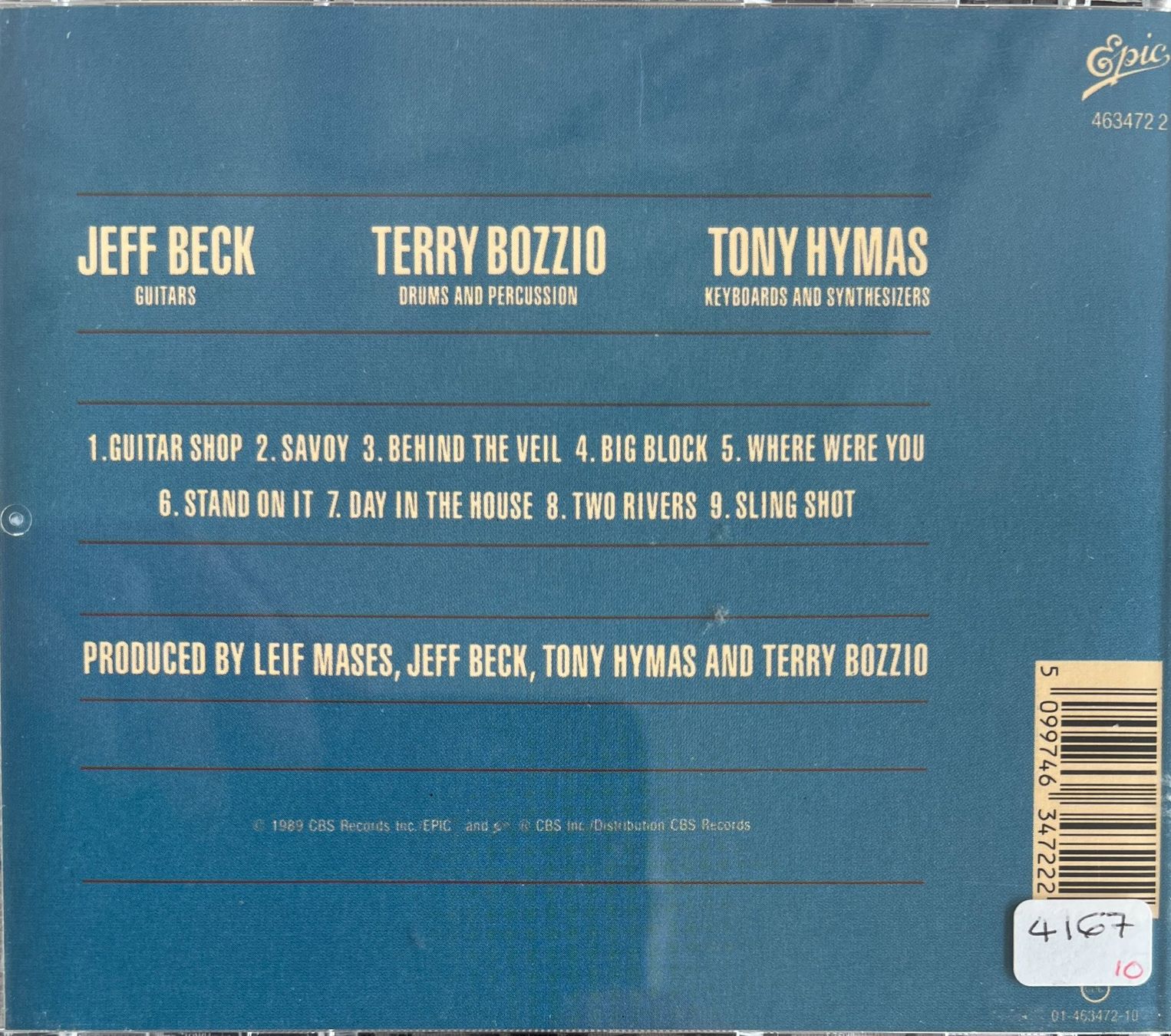 CDs: JEFF BECK / Jeff Beck's Guitar Shop – D'occasion à Bischofszell par kustavi 1