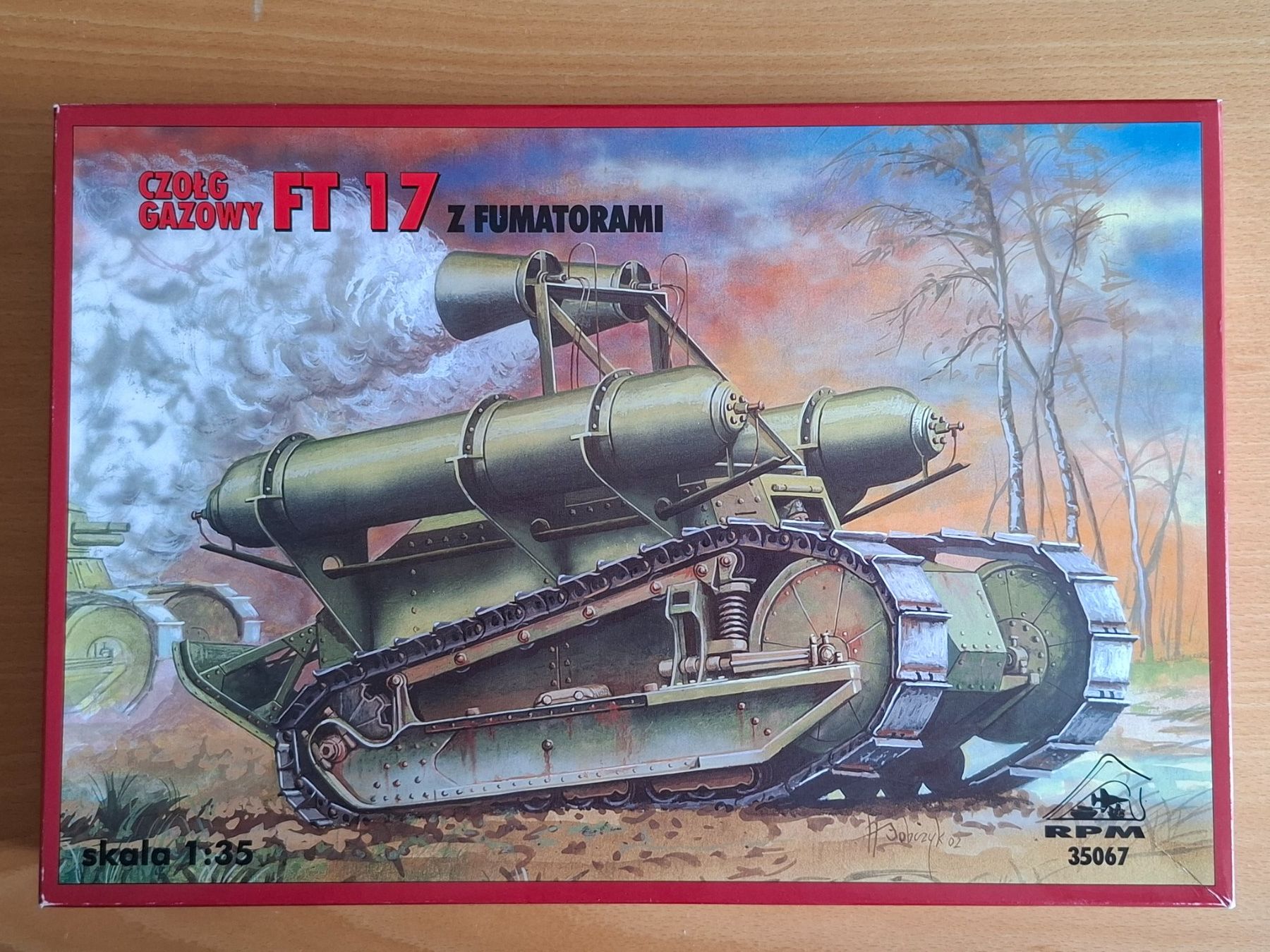 Kit di modellismo & Modellini statici: RPM   FT 17  Vernebelungspanzer 1/35 – Nuovo e nell'imballaggio originale da Diepoldsau venduto da beeteutel