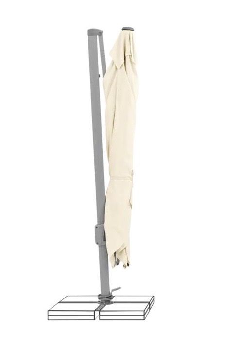 Glatz Sonnenschirme: Pendelschirm 300cm écru Sunflex by Glatz – Neu (gemäss Beschreibung) aus Schenkon von 3Jana3 1