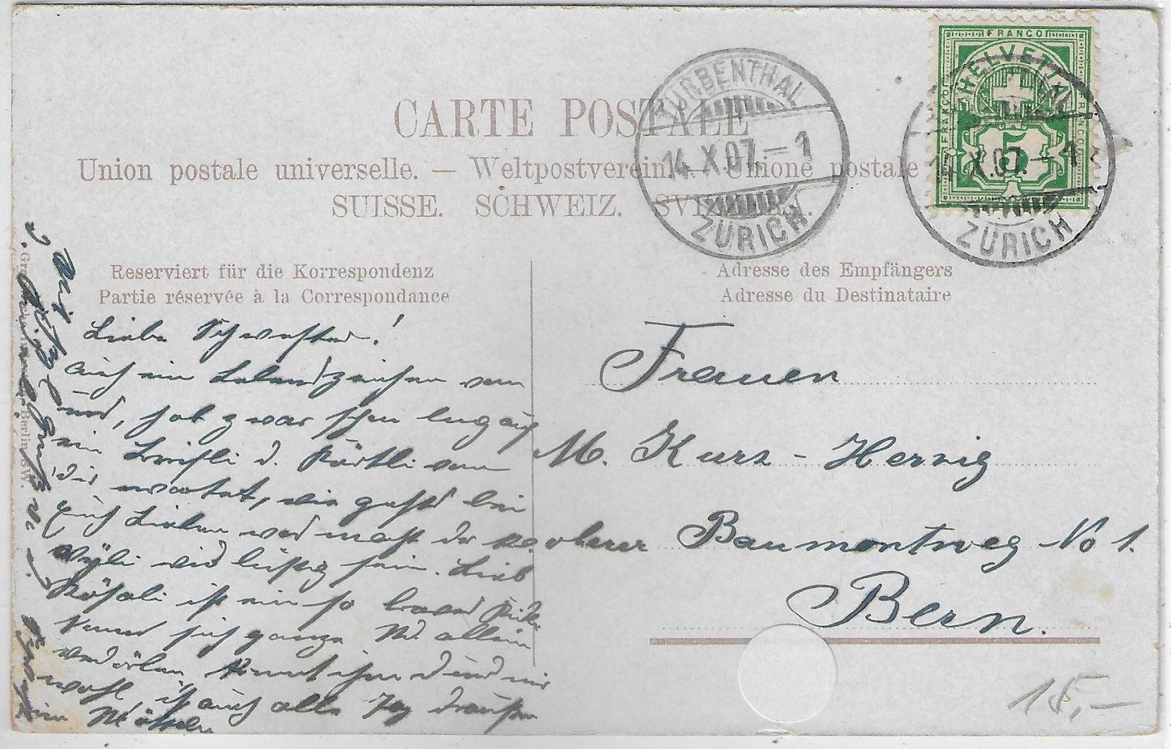 Cartoline postali: Turbenthal - Generalansicht – Usato da Ettingen venduto da Kartenplanet 1