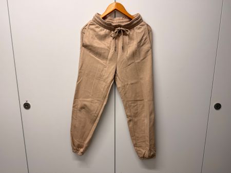 Jogginghose beige mit Kordelzug, Gr. S