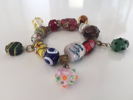 Glücksbringer Armband Handarbeit