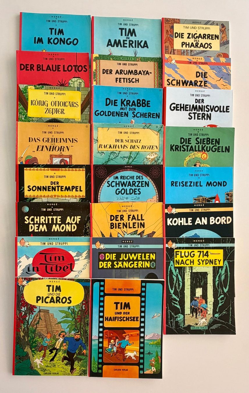 Fumetti: Tim und Struppi - alle 23 Bände – Usato da Biel/Bienne venduto da Meshe12