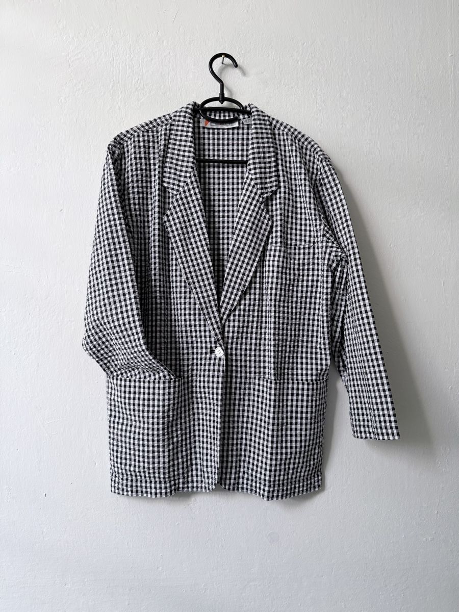 Giacche: Blazer CHAUS Karo schwarz/weiss Grösse 10  – Usato da Basel venduto da A-Z-B