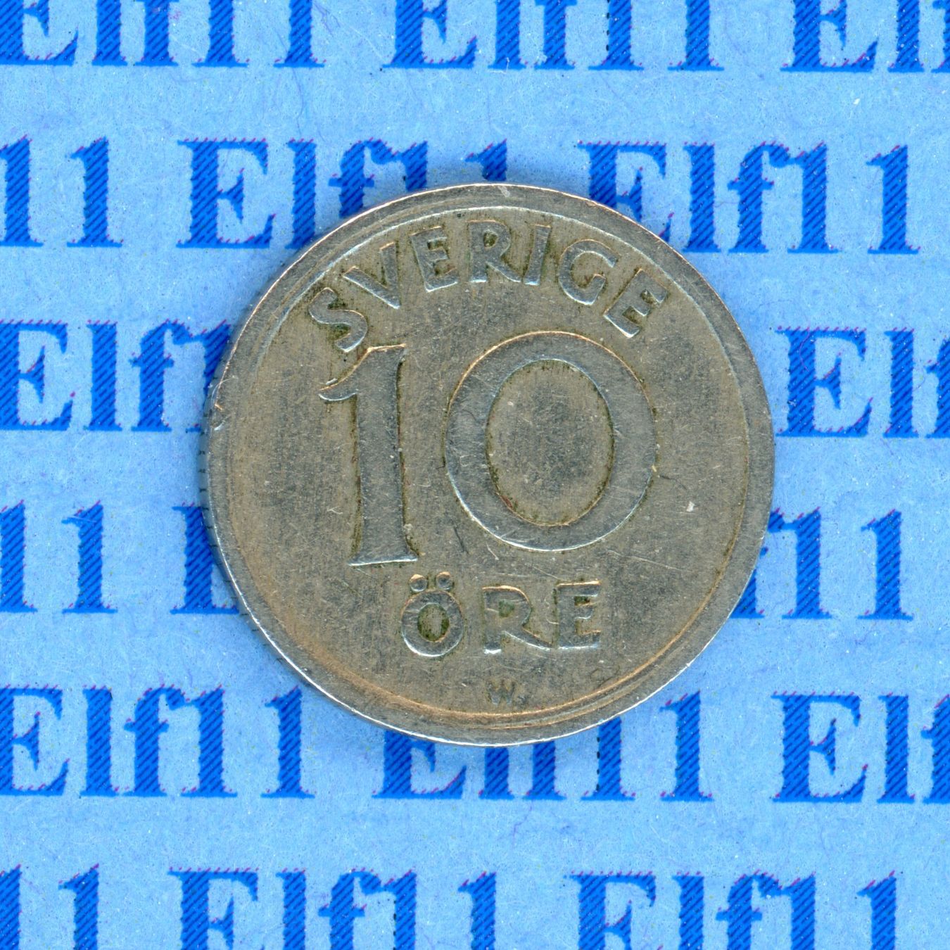 Tutti le monete: SEK___0.10 1921 ss-vz 10 Öre – Usato da Widnau venduto da Elf11 1