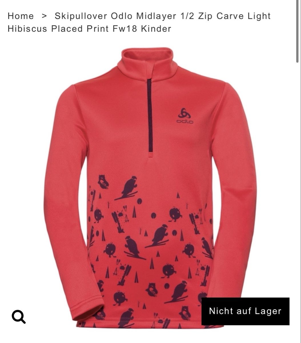 Odlo Maglioni & Felpe: Odlo Pullover Midlayer 1/2 Zip Kinder Gr. 140 – Usato da Mühlau venduto da mat_zzj2 1
