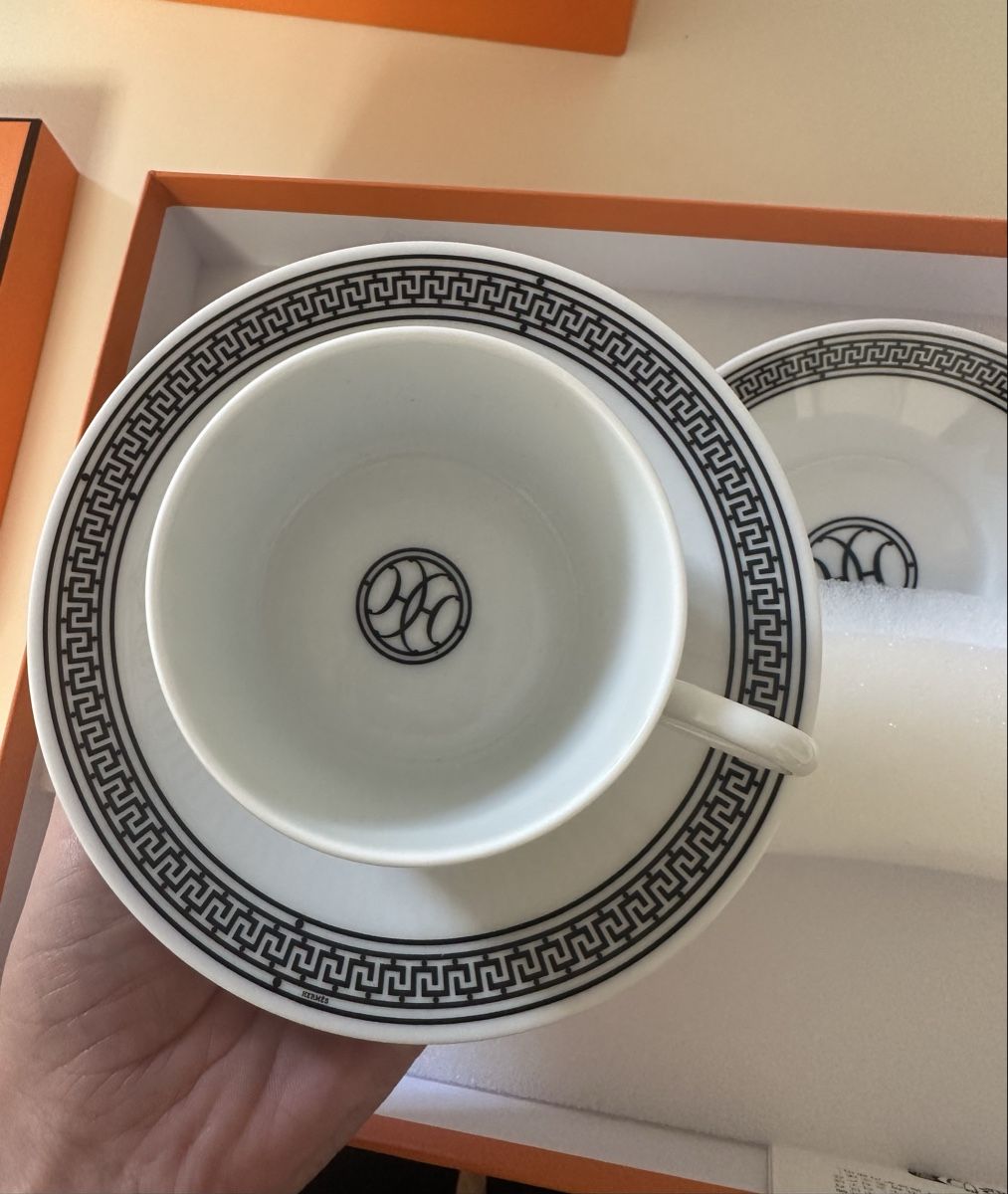 Hermès Set di piatti: Hermes H deco set neu – Nuovo e nell'imballaggio originale da Kilchberg ZH venduto da cruella 2