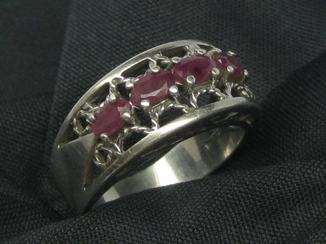 Anelli: Ring Silber 925 + MP Rubin synthetisch Gr. 60 – Usato da Ermatingen venduto da Decovin 7