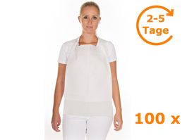 Einweg-Lätzchen mit Auffangtasche, 100 x