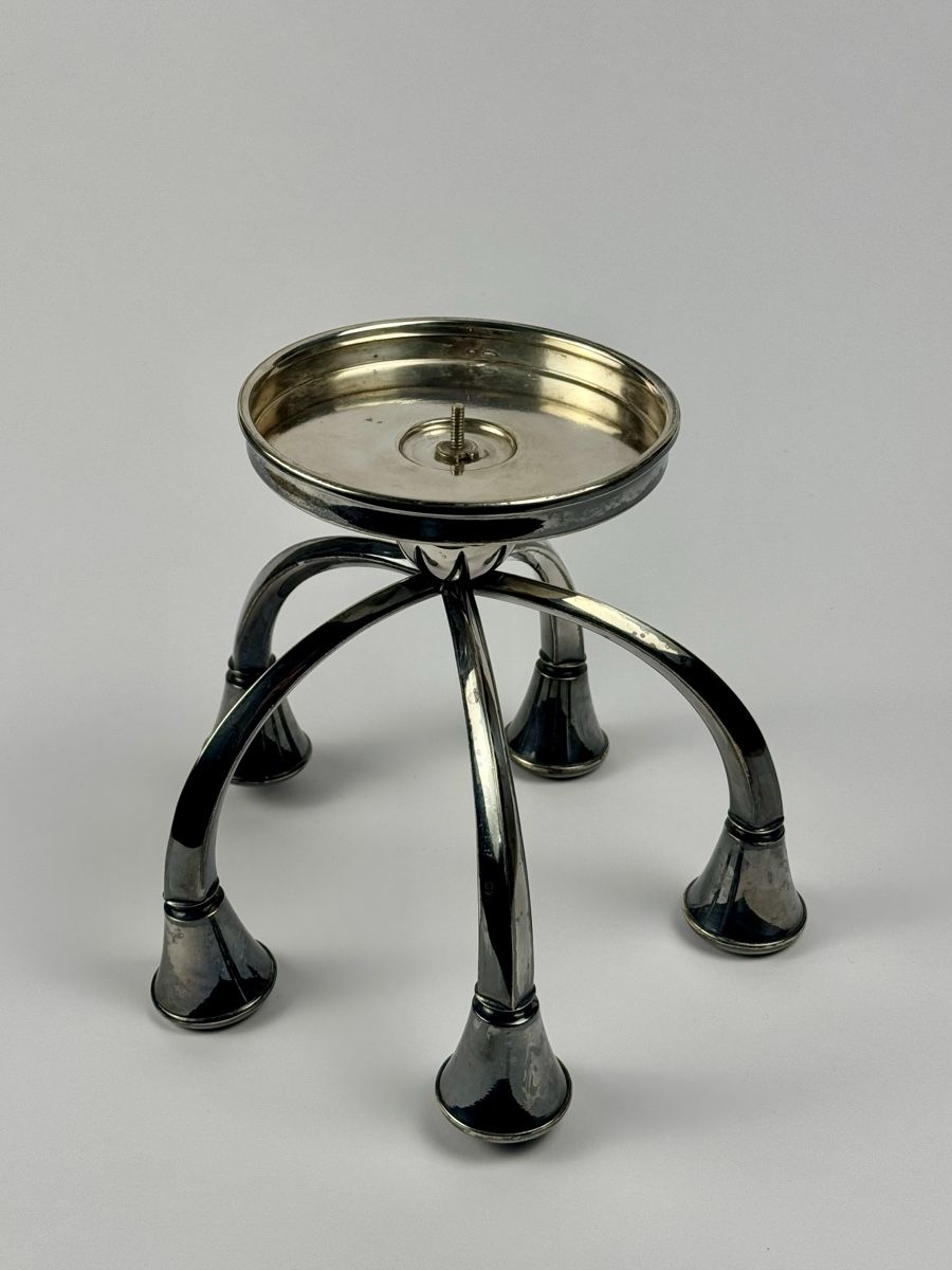 Kerzenständer: Sandrik, a. s. FIVE-ARMED ART DECO CANDELABRUM  1930`s Table – Gebraucht aus Genève von Atelier.Curio 3